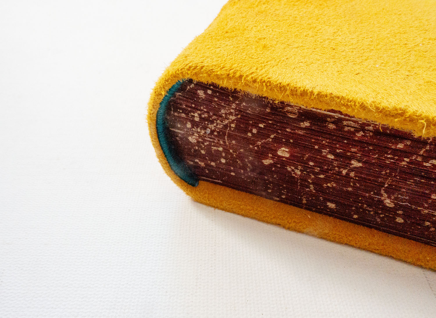 handmade sheepskin book