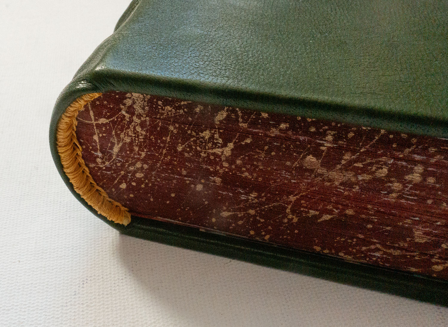 handmade sheepskin book