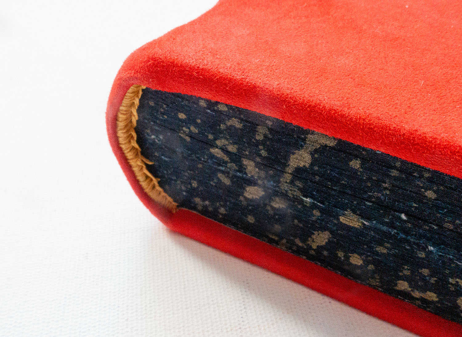 handmade sheepskin book