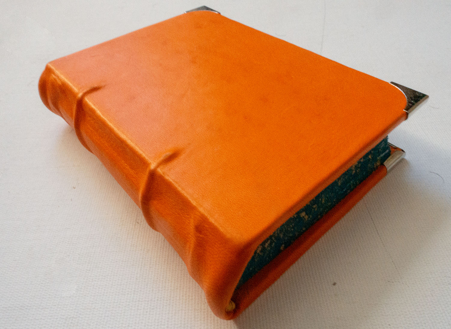 handmade sheepskin book