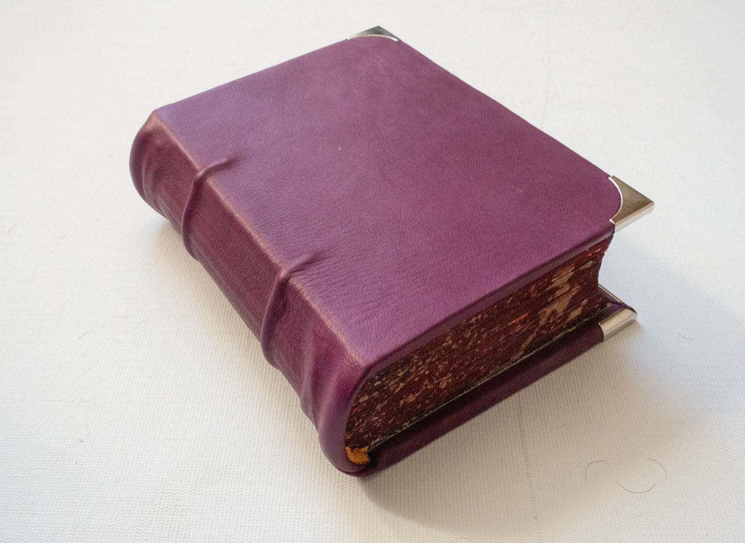 handmade purple book